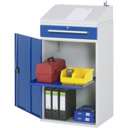 Beistellschrank Stehpult 02, B650xT520xH1110/1220mm, stationär