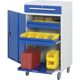 Beistellschrank Stehpult 32, B650xT520xH1185mm, mobil
