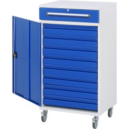 Beistellschrank Stehpult 34, B650xT520xH1185mm, mobil