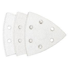 Delta-Schleifpapier-Set 6-teilig - 6 Stück • Ø 94 mm • Stearat-Beschichtung • Körnung A60, A100, A150
