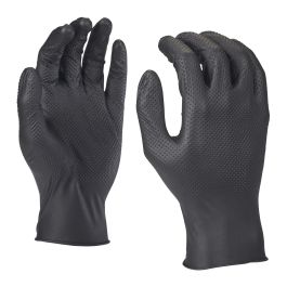 Größe 10 (XL) 50 Stück Nitril-Einweghandschuhe Grip