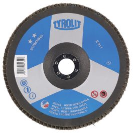 Tyrolit Fächerscheibe gekröpft 115x22,2 mm ZA120 STANDARD Stahl/Inox