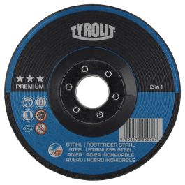 Tyrolit Schruppscheibe 230x4x22,23 mm A30Q PREMIUM Stahl/Inox