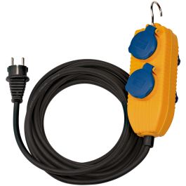 Verl.-Kabel mit 4fach Powerblock