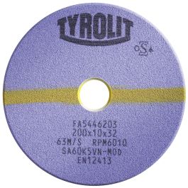 Tyrolit Sägeschärfschleifscheibe 150x4x20 mm A60 N4 B gerade Stahl/HSS