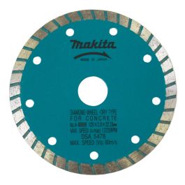 Diamanttrennscheibe 125mm - Ø 125 mm • 2,0 mm Schnittstärke • Trocken • Dachziegel, Beton
