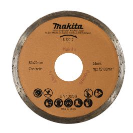 Diamanttrennscheibe 80mm Beton - Ø 80 mm • 1,6 mm Schnittstärke • Trocken • Beton