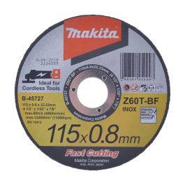 Trennscheibe  - Ø 115 mm • 0,8 mm • Z60T-BF • INOX