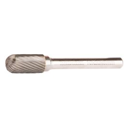 Hartmetall Frässtift  - Walzenrund • Einfachverzahnung • LxØ 20x10 mm • max. 33.000 U/min
