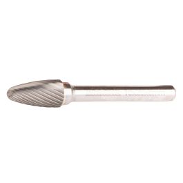 Hartmetall Frässtift  - Rundbogen • Einfachverzahnung • LxØ 20x10 mm • max. 33.000 U/min