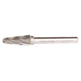 Hartmetall Frässtift  - Rundkegel • Alu-Verzahnung • LxØ 25x10 mm • max. 33.000 U/min
