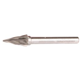 Hartmetall Frässtift  - Spitzkegel • Alu-Verzahnung • LxØ 20x10 mm • max. 33.000 U/min