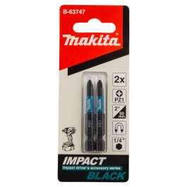 Bit PZ1 Impact Black - PZ1 • 2 Stück • 50 mm