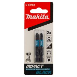 Bit PZ2 Impact Black - PZ2 • 2 Stück • 50 mm