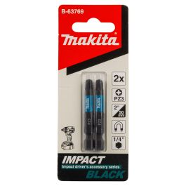 Bit PZ3 Impact Black - PZ3 • 2 Stück • 50 mm