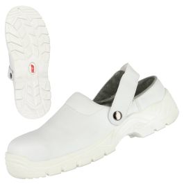 7252 // CLEAN STEP CL - NITRAS CLEAN STEP CL, SB Sicherheitsclogs, weiß, EN ISO 20345