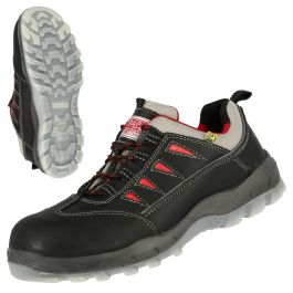 7300 // SPORT STEP - NITRAS SPORT STEP, S3 Sicherheitshalbschuhe, schwarz, EN ISO 20345, EN 61340-4-3, DGUV Regel 112-191