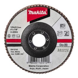 Fächerscheibe - Ø 125 mm • CE60 • flach