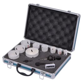 Lochsägen-Set Elektriker 12-teilig HSS-BiM - 12-tlg. • Ø 19-68 mm • Schnitttiefe 38 mm • Holz/Metall/Kunststoff
