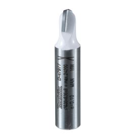 Hohlkehlfräser 6,35 mm  - Ø 8 mm Schaft • Ø 6,35 mm Fräser • 6,35 mm Arbeitslänge • 38 mm Gesamtlänge • R1= 3,2 mm