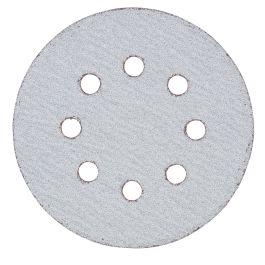 Schleifscheibe P60 125mm Klett - Ø 125 mm • Körnung P60 • Klett • 8 Loch • 10 Stück