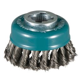 Topfbürste 80mm X-LOCK - Ø 80 mm • gezopft • verzinkter Stahl • X-LOCK