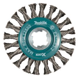 Rundbürste 115mm X-LOCK - Ø 115 mm • gezopft • verzinkter Stahl • X-LOCK