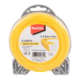 Mähfaden Vierkant 3,0mm x 15m - Square Trim PRO • 3,0 mm • 15 m • verstärkt • Longlife
