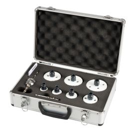 EZYCHANGE Lochsägen-Set universal 9-teilig HSS-BiM - 9-tlg. • Ø 25-76 mm • Schnitttiefe 44 mm • Holz/Metall/Kunststoff