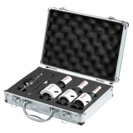 EZYCHANGE Lochsägen-Set Sanitär 7-teilig HSS-BiM - 7-tlg. • Ø 19-57 mm • Schnitttiefe 44 mm • Holz/Metall/Kunststoff