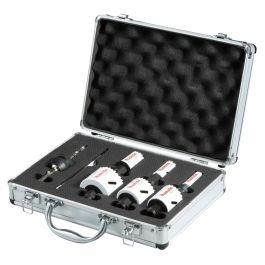 EZYCHANGE Lochsägen-Set Elektriker 7-teilig HSS-BiM - 7-tlg. • Ø 16-51 mm • Schnitttiefe 44 mm • Holz/Metall/Kunststoff