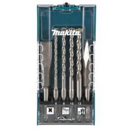 Bohrer-/Meißel-Set SDS-PLUS Centering tip - 6-teilig • SDS-PLUS • Zweischneider • Zentrierspitze • Meißel