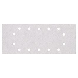 Schleifpapier P40 115x280mm gelocht - 115x280 mm • Körnung P40 • 14 Loch • 10 Stück