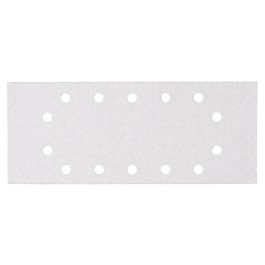 Schleifpapier P60 115x280mm gelocht - 115x280 mm • Körnung P60 • 14 Loch • 10 Stück
