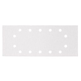 Schleifpapier P100 115x280mm gelocht - 115x280 mm • Körnung P100 • 14 Loch • 10 Stück