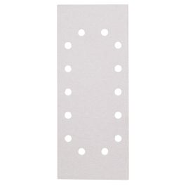 Schleifpapier P180 115x280mm gelocht - 115x280 mm • Körnung P180 • 14 Loch • 10 Stück