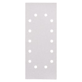 Schleifpapier P240 115x280mm gelocht - 115x280 mm • Körnung P240 • 14 Loch • 10 Stück