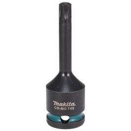 Impact Black T-Schlagnuss 1/2" T45 - 1/2" • T45 • 78 mm lang • CR-MO • Impact Black