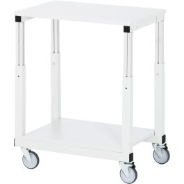 Tischwagen Serie E, B700xT500xH650-1000mm, EGB-Hartlaminat-Platte 30mm