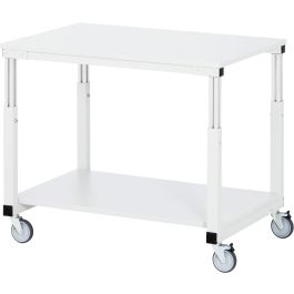 Tischwagen Serie E, B1000xT700xH650-1000mm, EGB-Hartlaminat-Platte 30mm