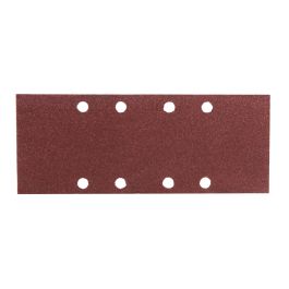 Schleifpapier P100 93x230mm gelocht - 93x230 mm • Körnung P100 • 8 Loch • 10 Stück
