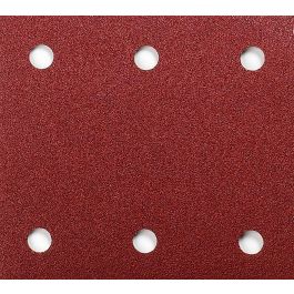 Schleifpapier P40 102x114mm Klett - 102x114 mm • Körnung P40 • Klett • 6 Loch • 10 Stück
