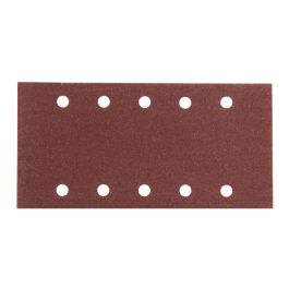 Schleifpapier P150 115x229mm Klett - 115x229 mm • Körnung P150 • Klett • 10 Loch • 10 Stück