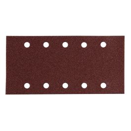 Schleifpapier P240 115x229mm Klett - 115x229 mm • Körnung P240 • Klett • 10 Loch • 10 Stück