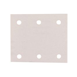 Schleifpapier P320 102x114mm Klett - 102x114 mm • Körnung P320 • Klett • 6 Loch • 10 Stück