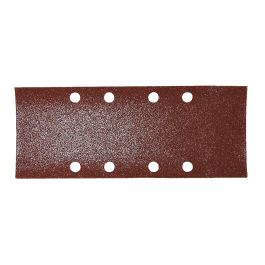 Schleifpapier P120 93x230mm gelocht - 93x230 mm • Körnung P120 • 8 Loch • 10 Stück