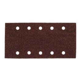 Schleifpapier P180 100x240mm Klett - 100x240 mm • Körnung P180 • Klett • 10 Loch • 10 Stück