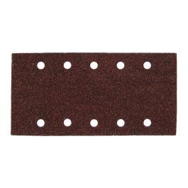 Schleifpapier P240 100x240mm Klett - 100x240 mm • Körnung P240 • Klett • 10 Loch • 10 Stück