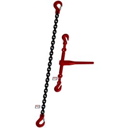 2-teilige, mit schwarz lackierter Kette