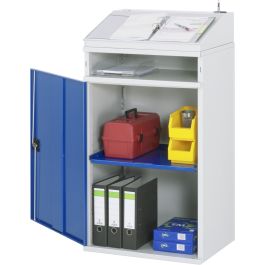 Beistellschrank Stehpult 01, B650xT520xH1110/1220mm, stationär